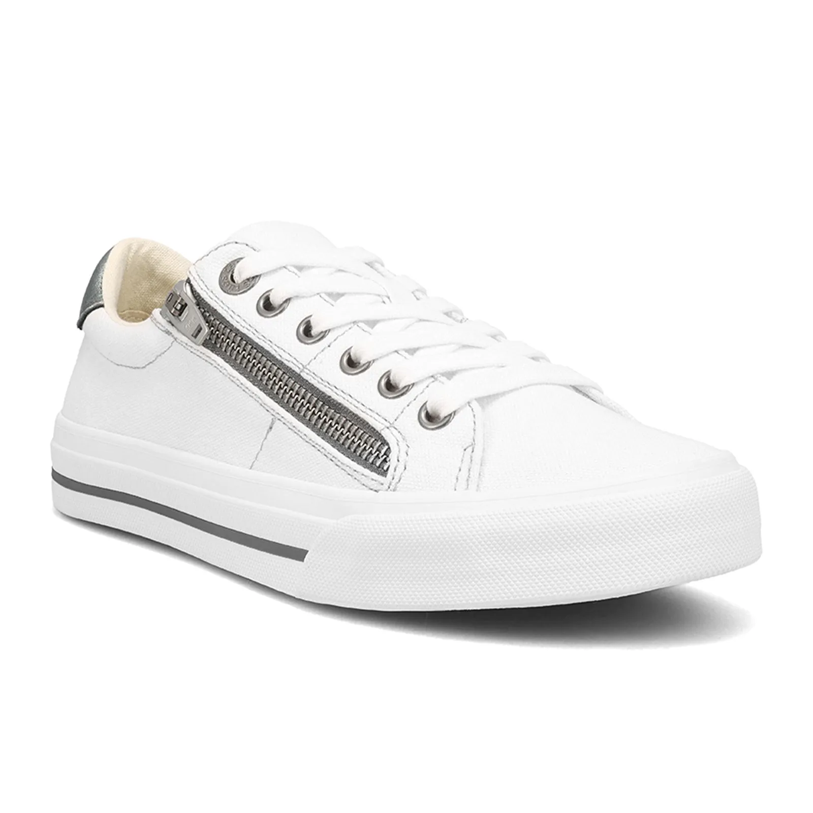 Taos Z Soul Sneaker (Women) - White/Pewter