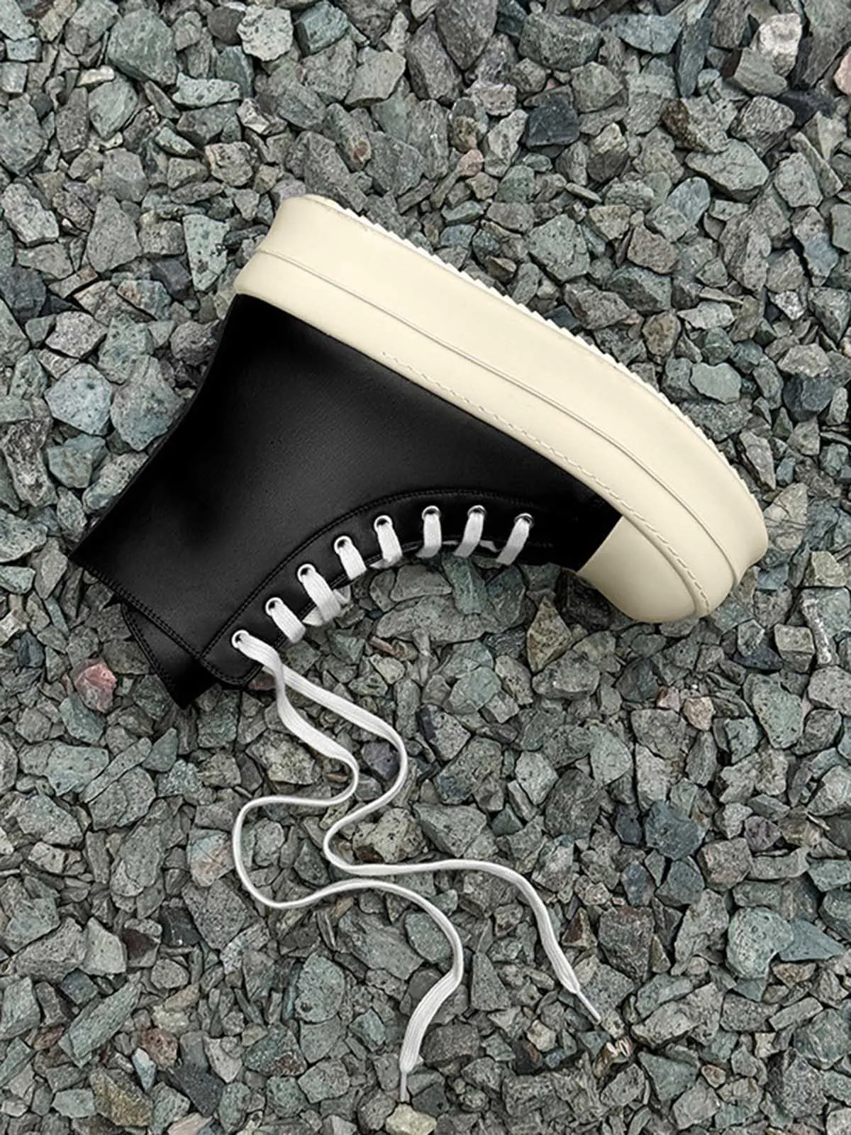 Thesupermade High-top Side Zipper Platform Sneakers