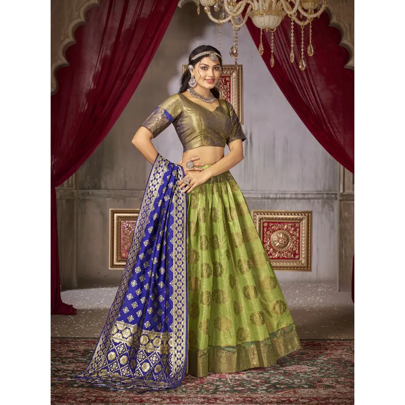 Traditional Women's Lehenga Choli Dupatta