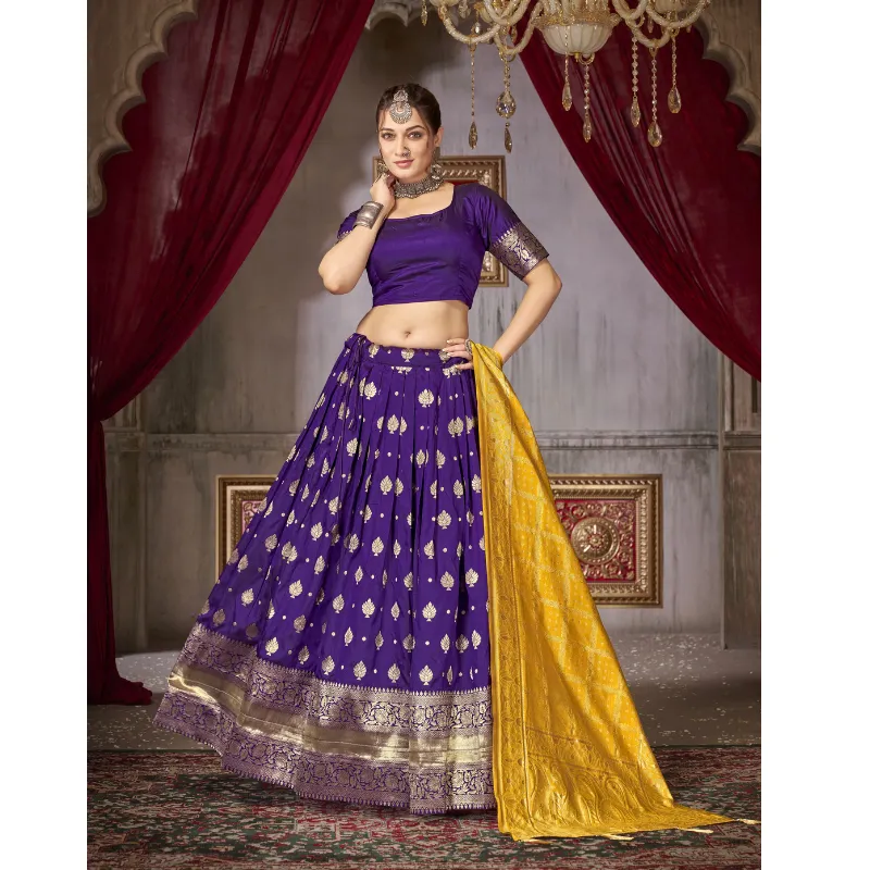 Traditional Women's Lehenga Choli Dupatta