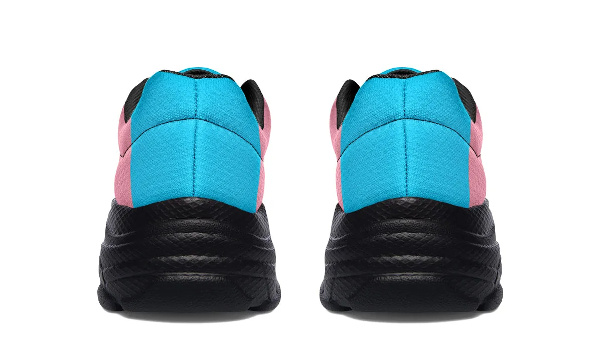 Trans Flag Chunky Sneakers