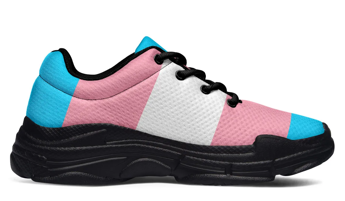 Trans Flag Chunky Sneakers