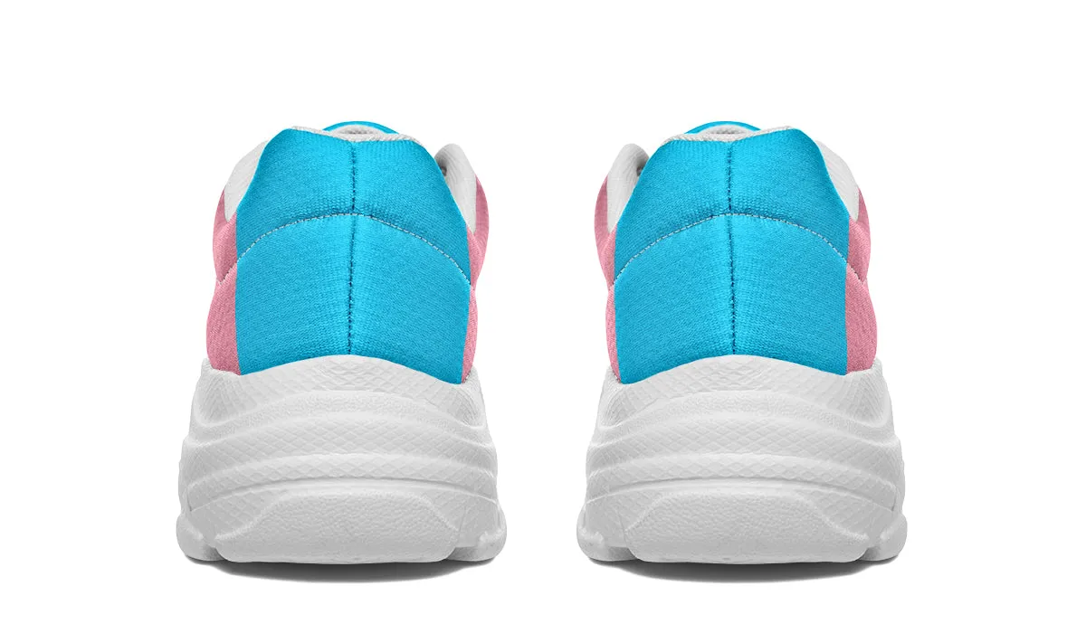 Trans Flag Chunky Sneakers