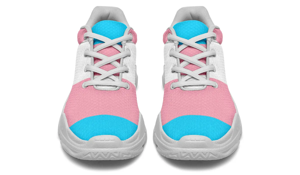 Trans Flag Chunky Sneakers