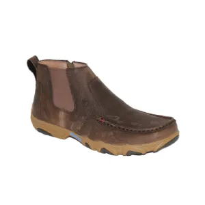 Twisted X® Men's 4" Chelsea Driving Moc Root Beer Shoes MDMX001