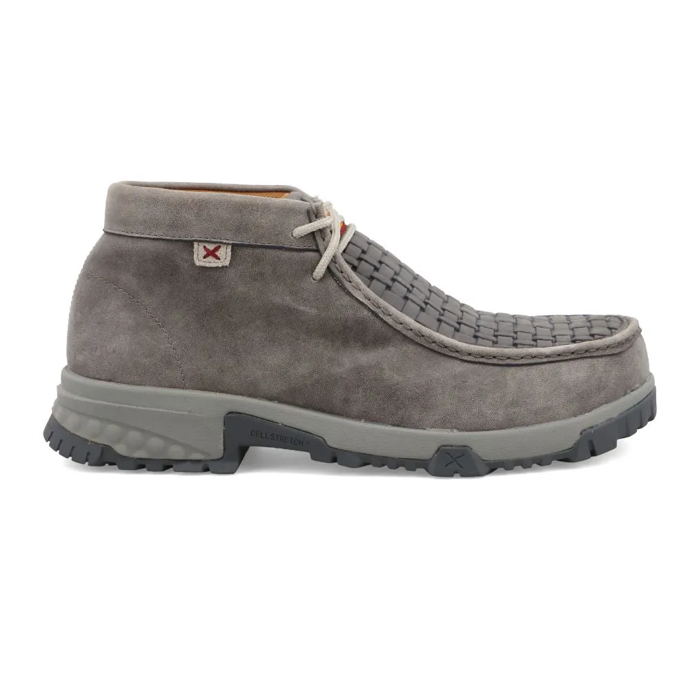 'Twisted X' Men's Chukka Driving Moc EH Comp Toe - Grey / Grey