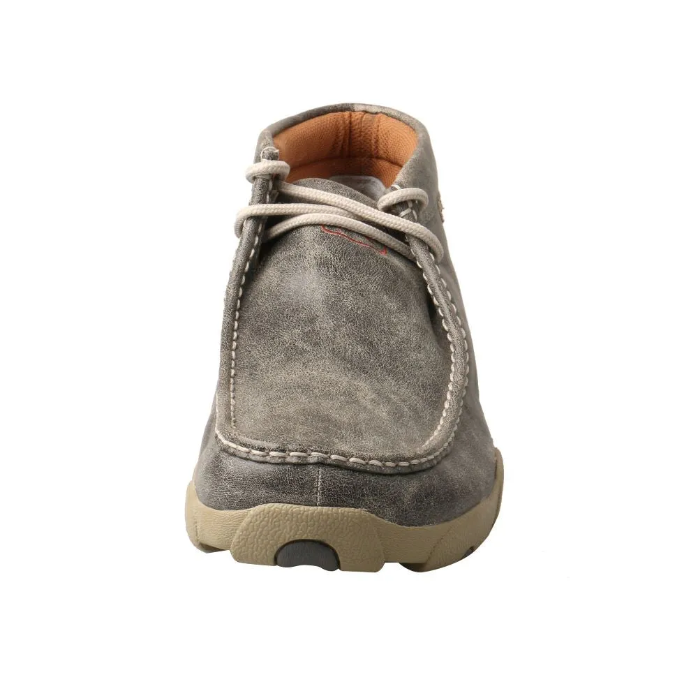 'Twisted X' Men's Chukka Driving Moc - Grey Black / Blue Hawaii