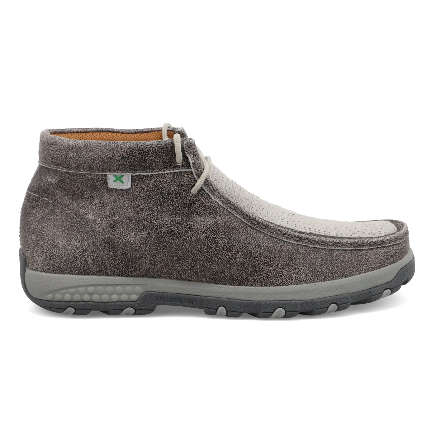 Twisted X Men's Grey Chukka Driving Moc