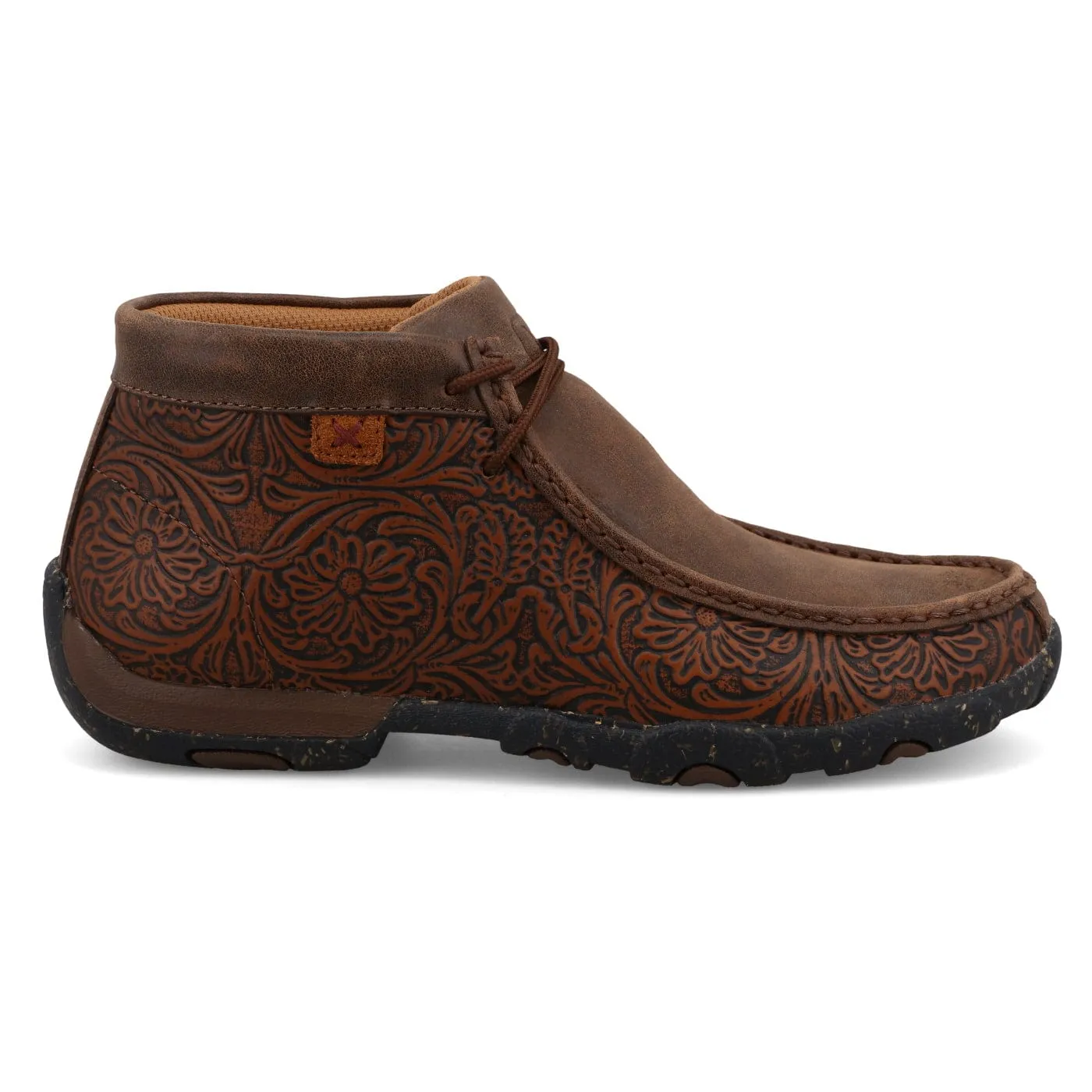 Twisted X Women's Brown Chukka Driving Moc Shoe WDM0156