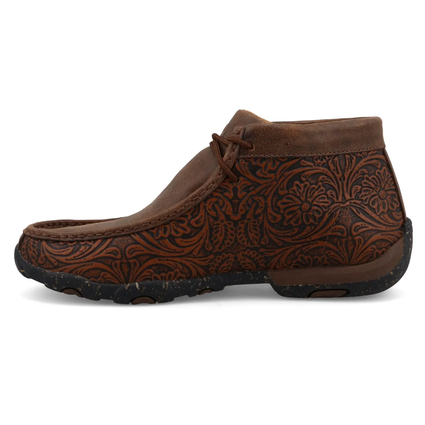 Twisted X Women's Brown Chukka Driving Moc Shoe WDM0156