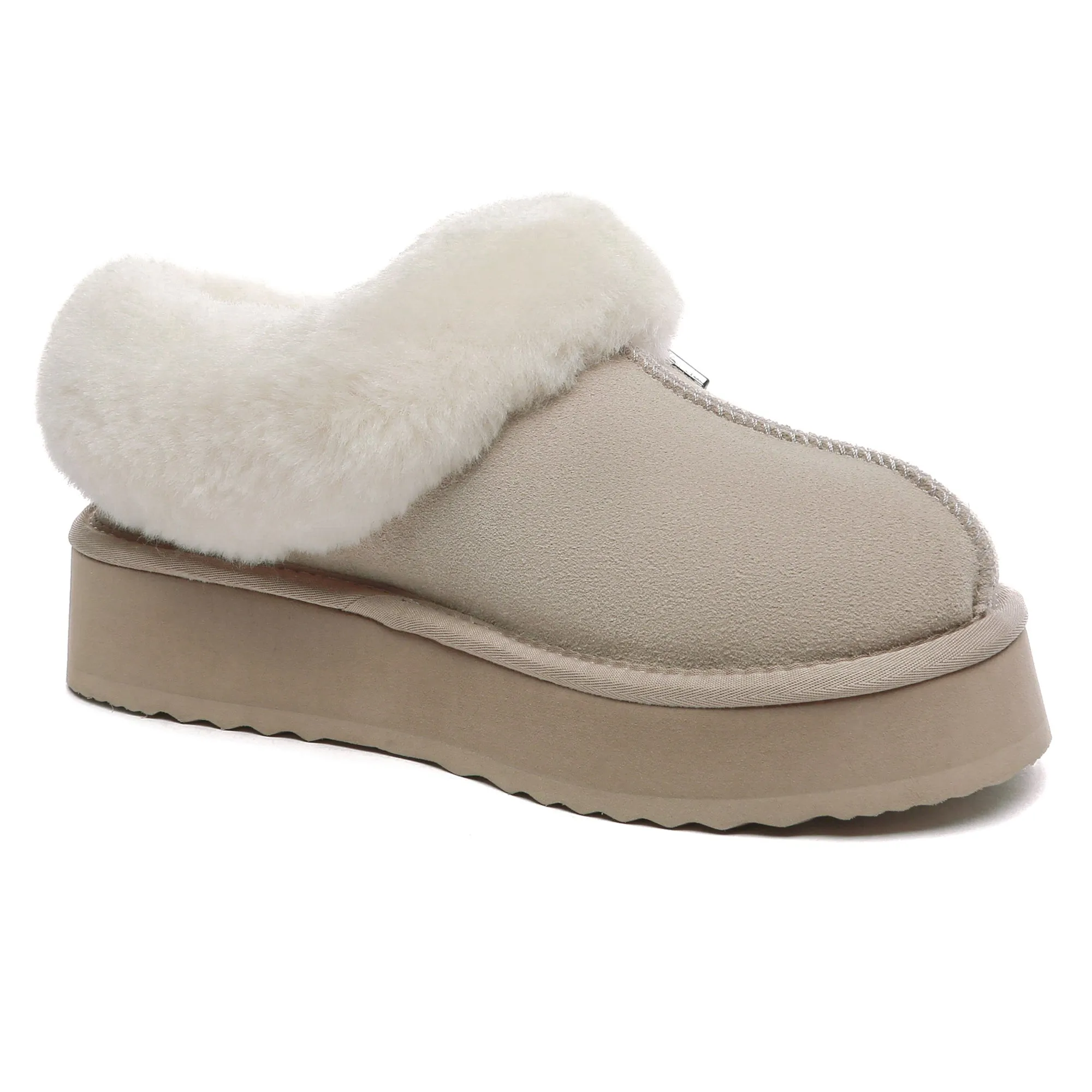 UGG Platform Ankle Slippers