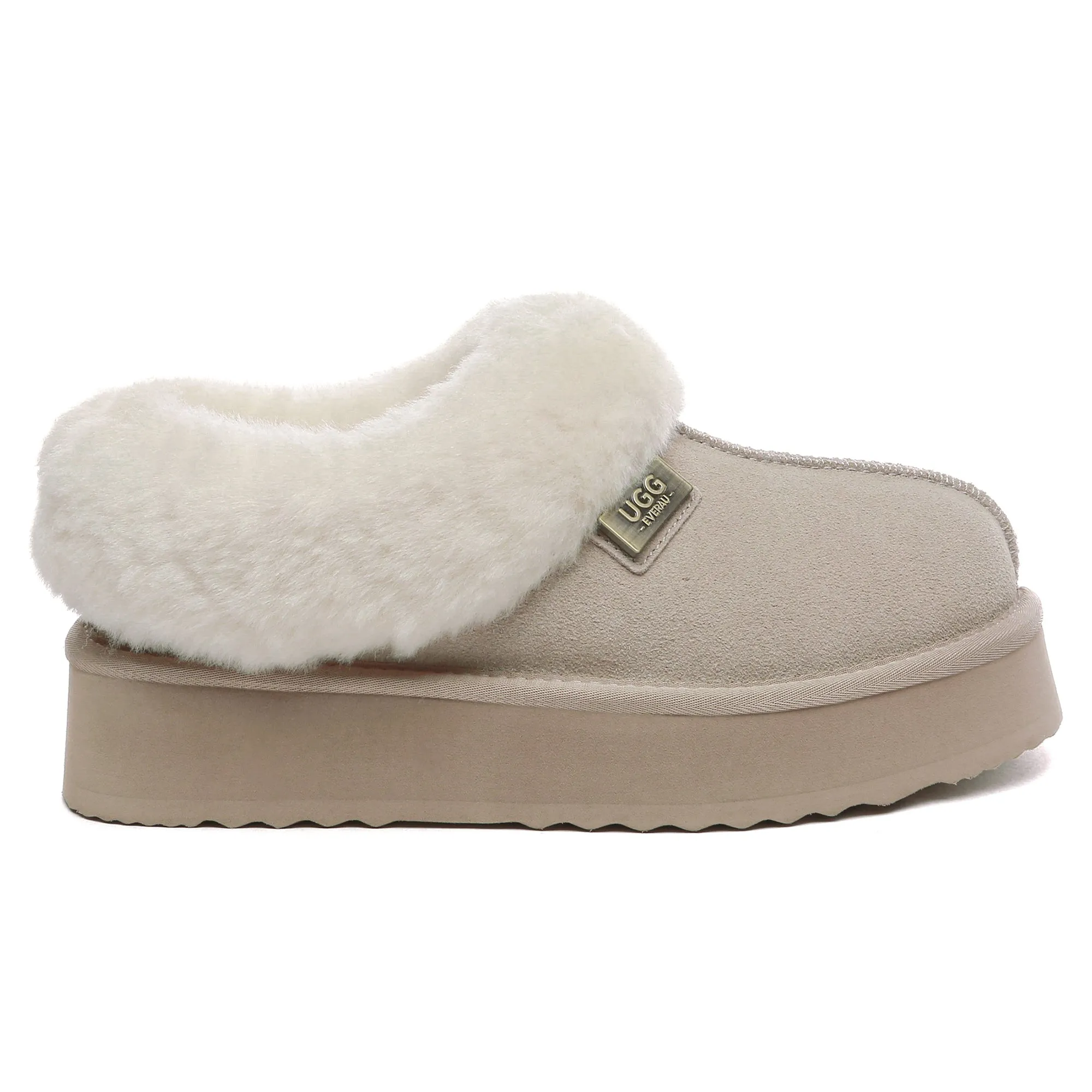 UGG Platform Ankle Slippers