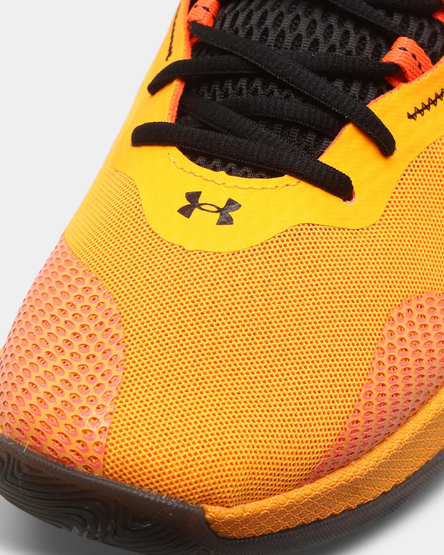 Under Armour Curry HOVR Splash 2 Basketball Shoes Orange Shock/Black