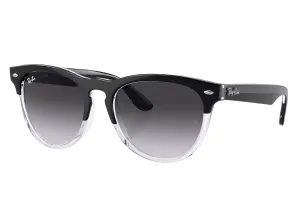 Unisex Ray Ban Sunglasses Rb4471 Iris Black Transparent/ Grey Sunnies