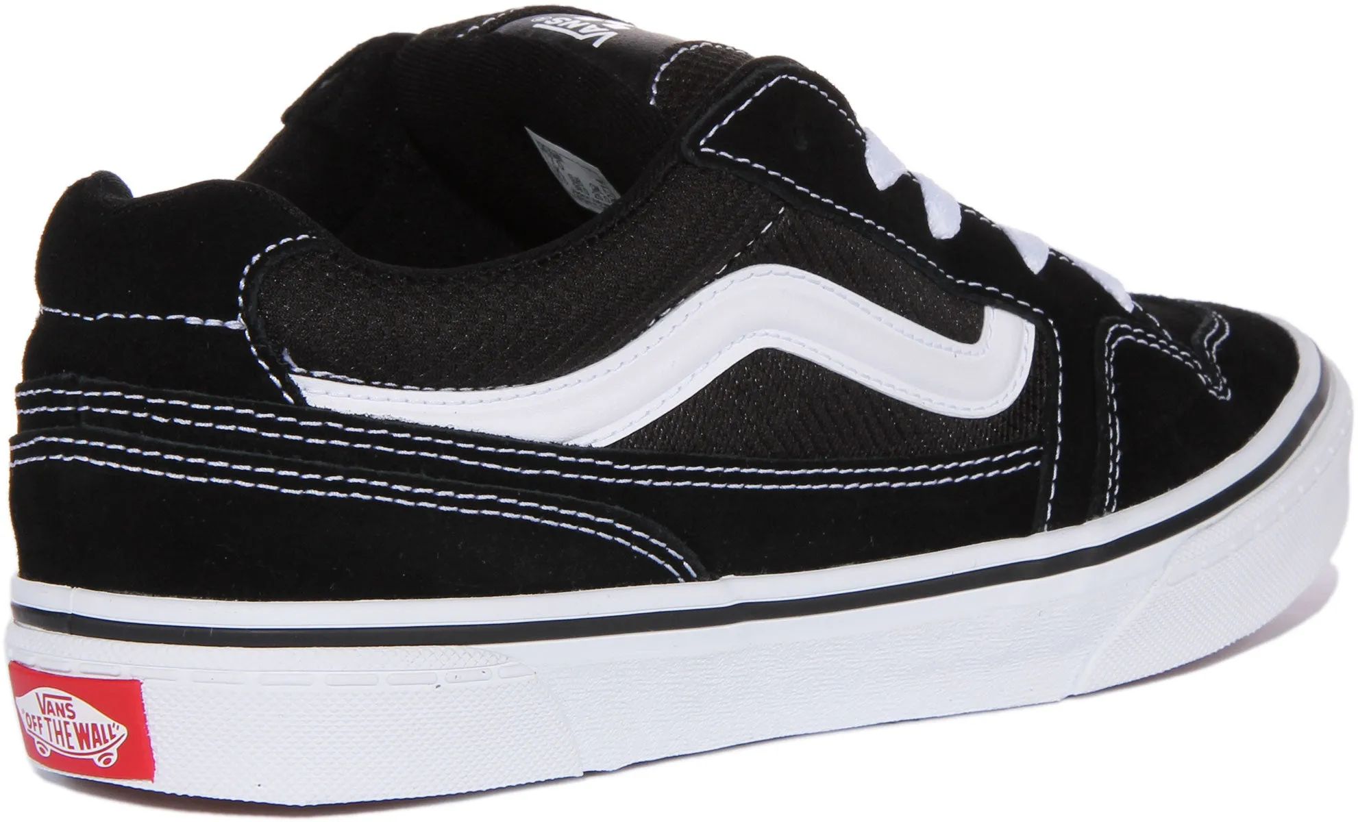 Vans Caldrone In Black White For Women