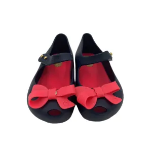 Velcro Peak A Boo Toe Slip On Shoes / Bow