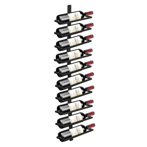 Wall Mounted Wine Bottle Rack Holder Organizer-10 Bottle