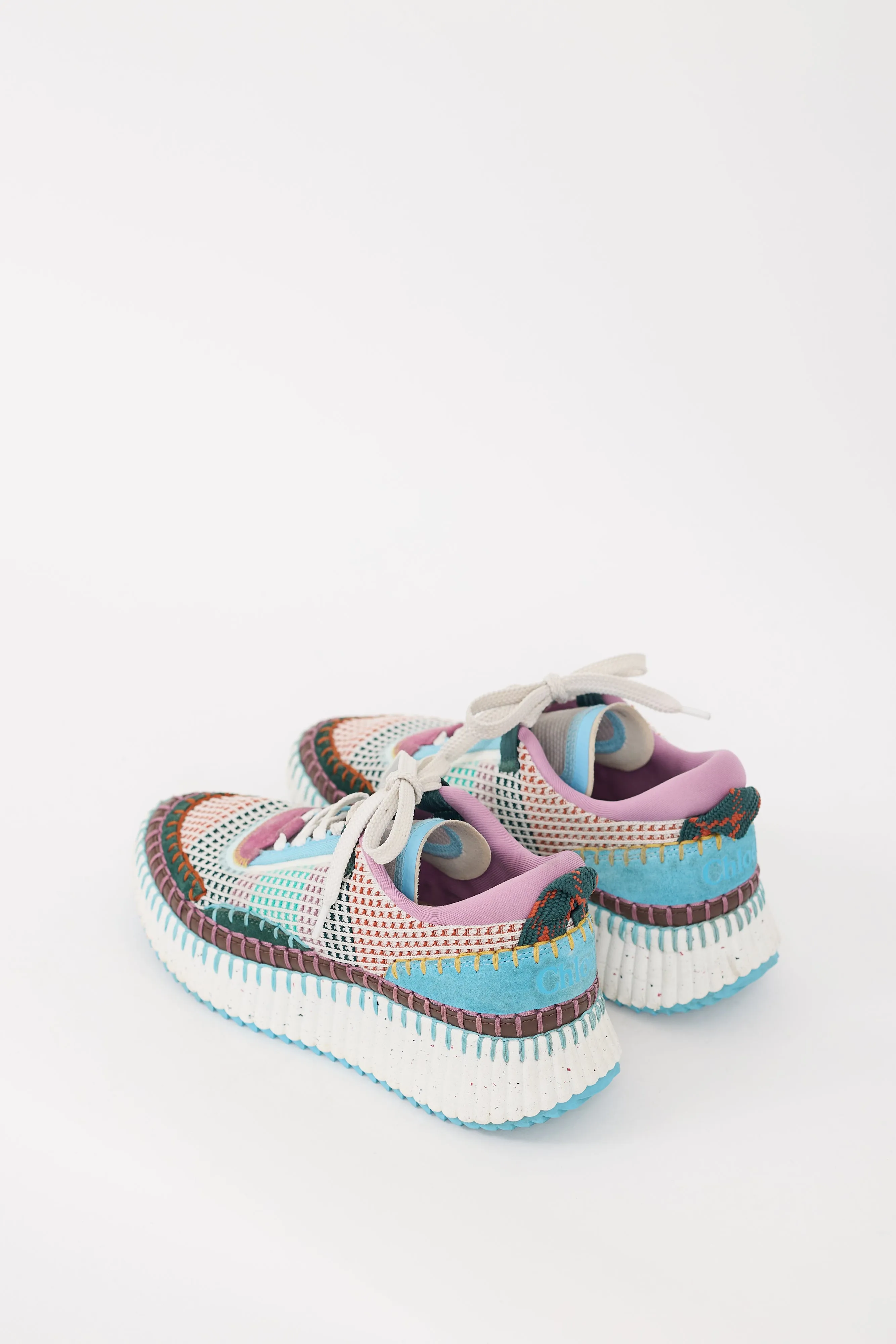 White & Multicolour Nama Sneaker