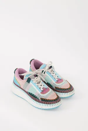 White & Multicolour Nama Sneaker