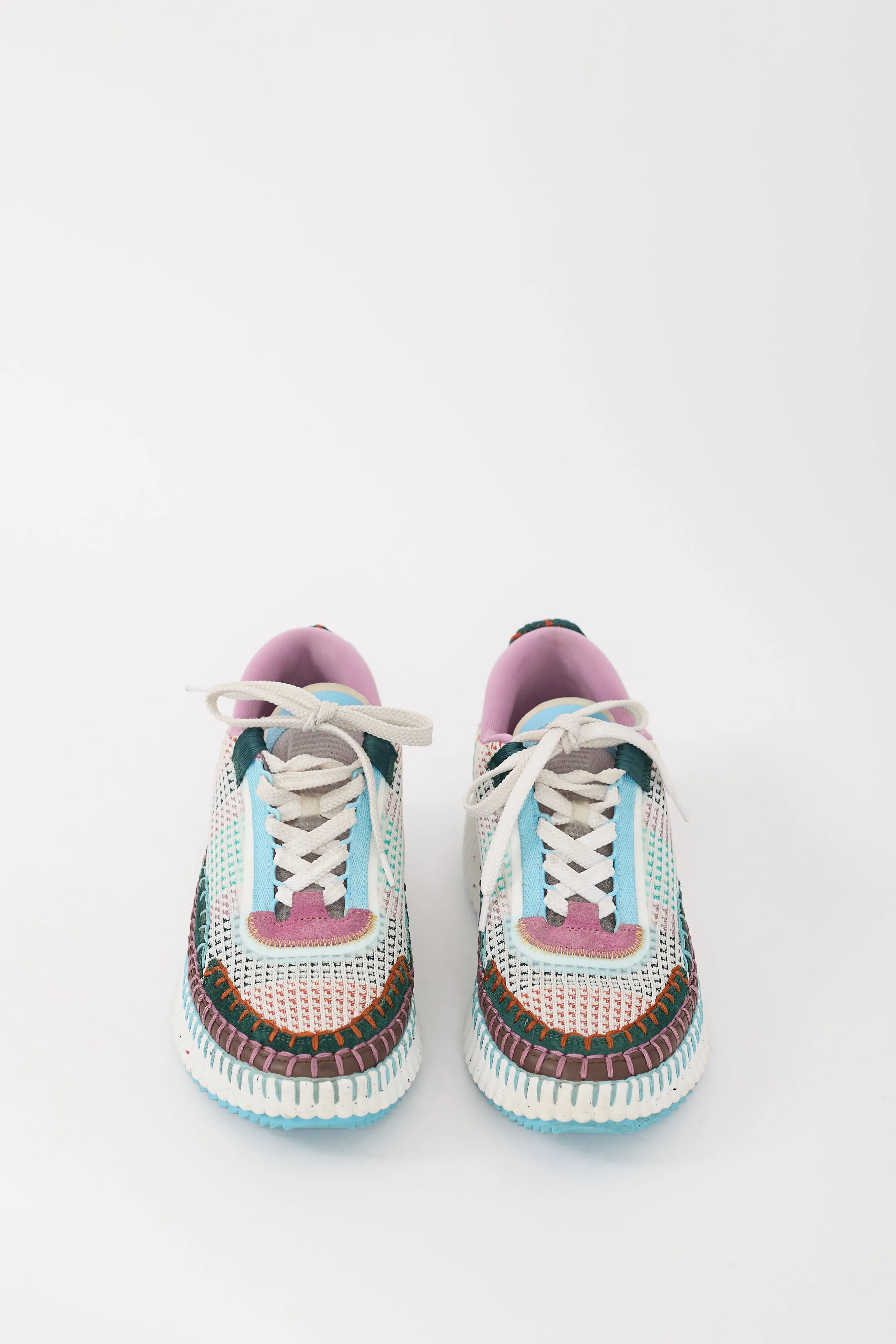 White & Multicolour Nama Sneaker