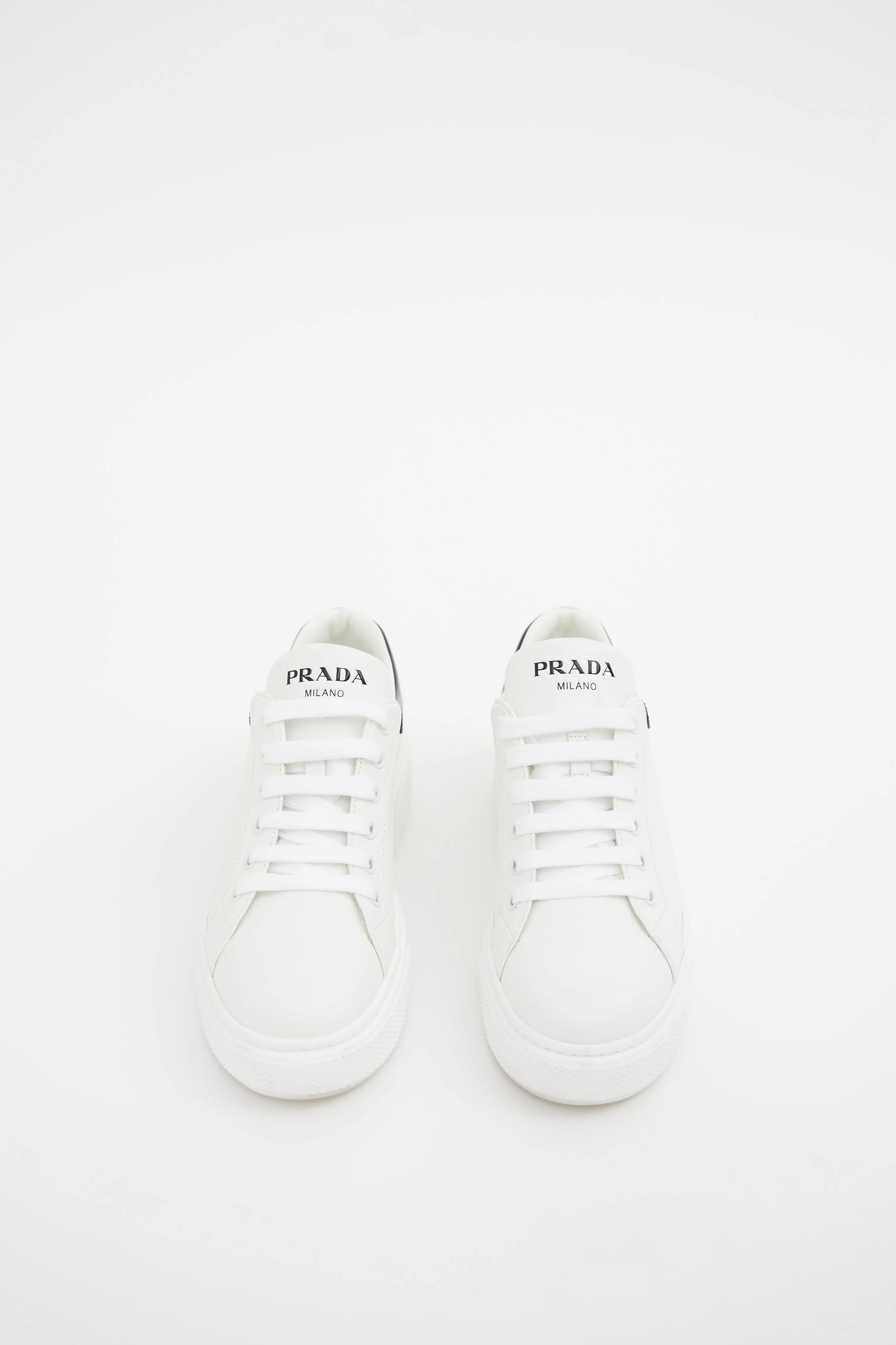 White Marco Lace Up Sneakers