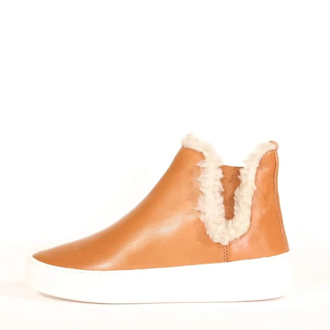 Winston Shearling Detail Sneakers