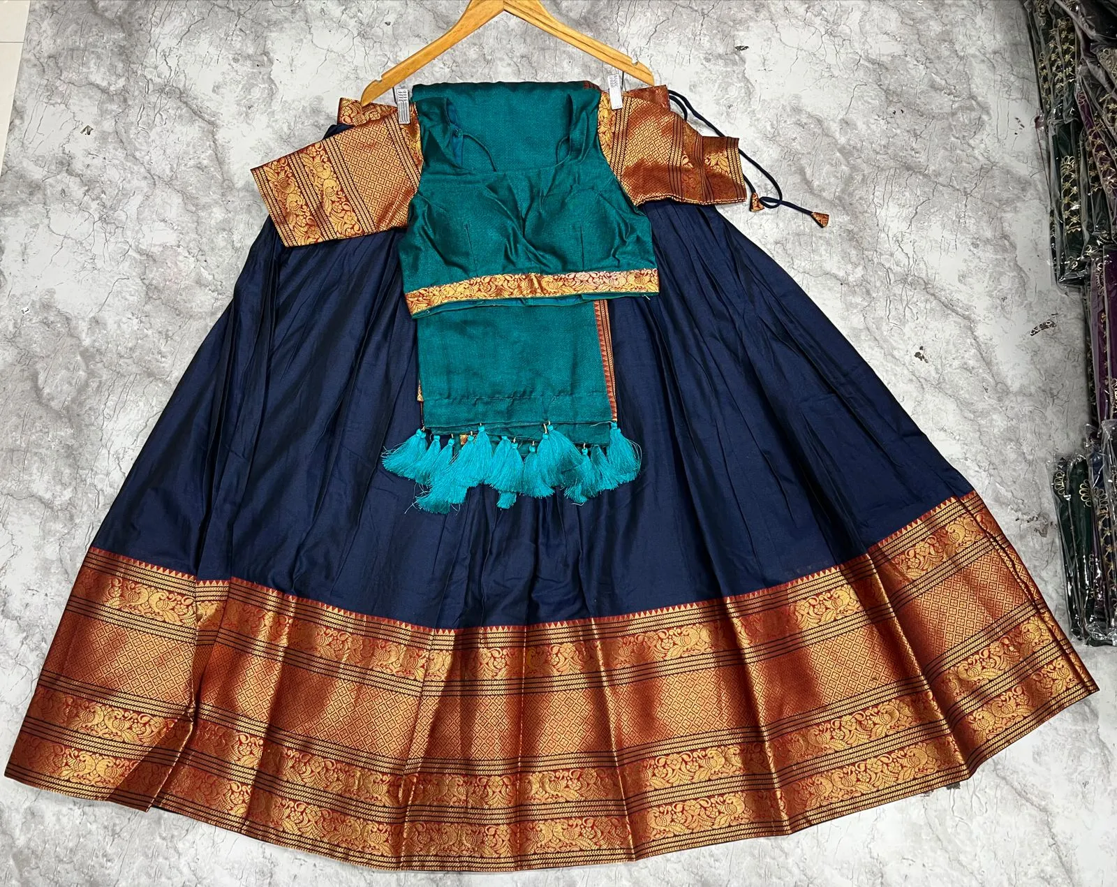 Women Ethnic Traditional Lehenga Blouse Dupatta