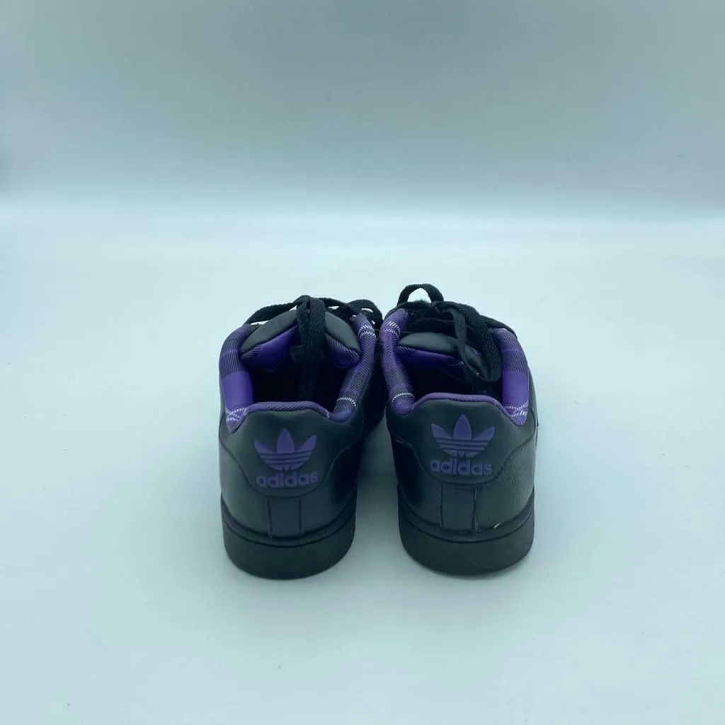 Women's Adidas Campus ST Black Purple Funky Shoes Sneakers Size 7 1/2