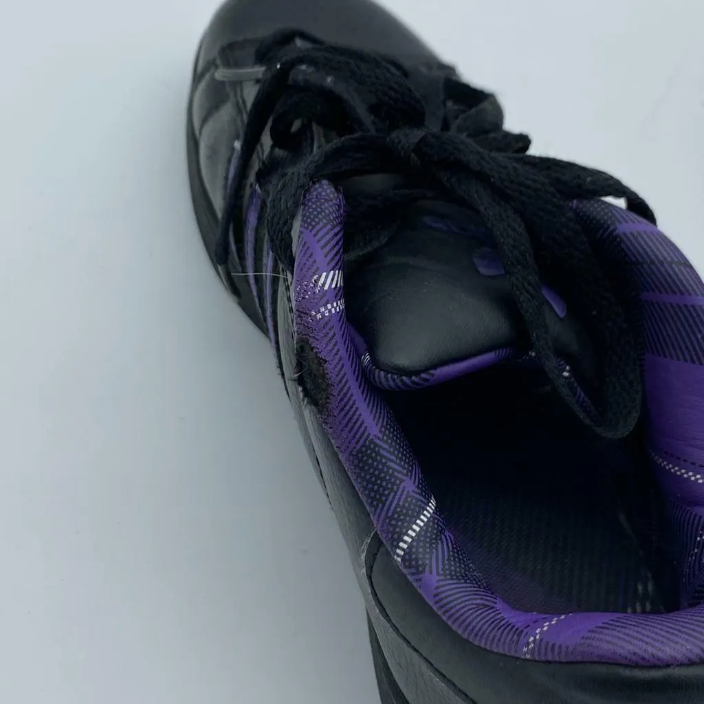 Women's Adidas Campus ST Black Purple Funky Shoes Sneakers Size 7 1/2