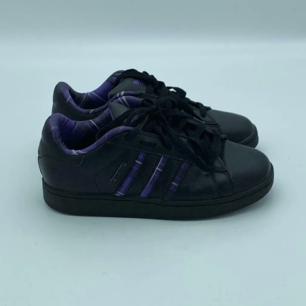 Women's Adidas Campus ST Black Purple Funky Shoes Sneakers Size 7 1/2