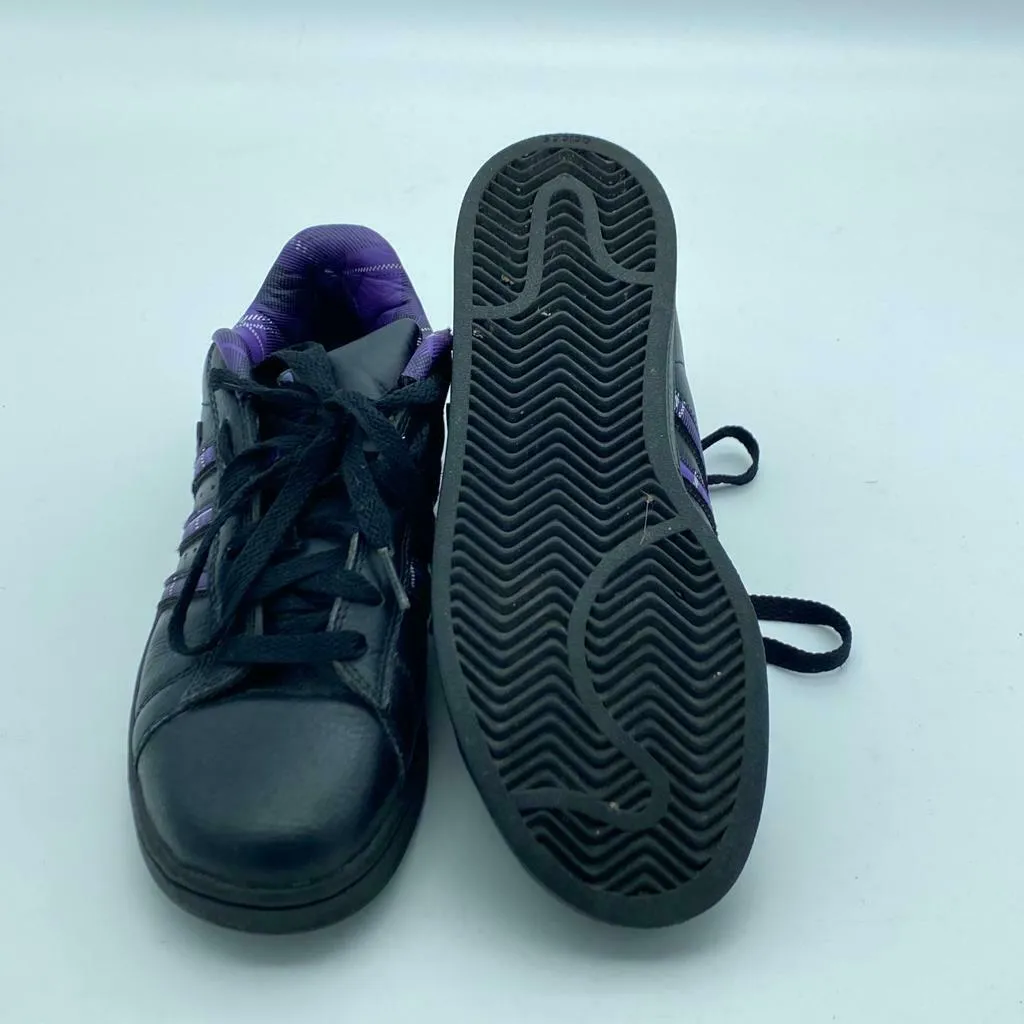 Women's Adidas Campus ST Black Purple Funky Shoes Sneakers Size 7 1/2