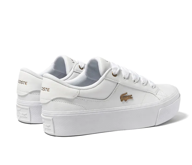 Women's Lacoste Ziane Platform 123 1 CFA (White)