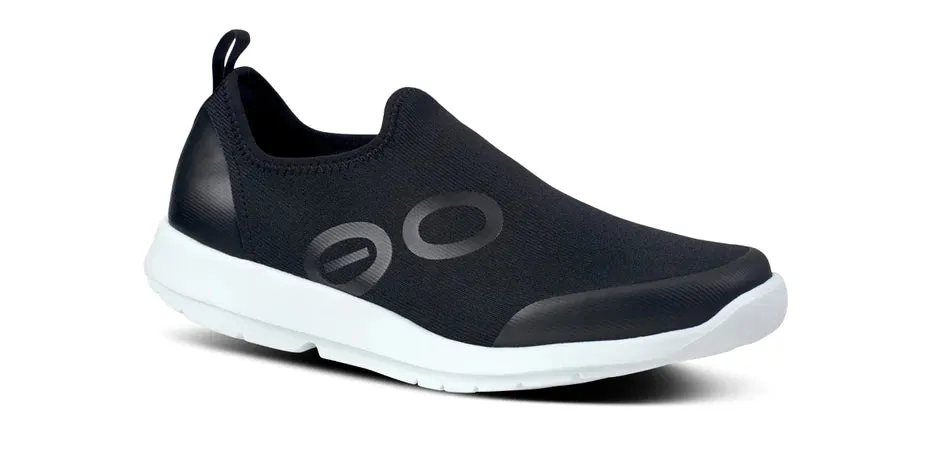 WOMEN'S OOFOS OOMG SPORT LOW SHOE | WHITE / BLACK