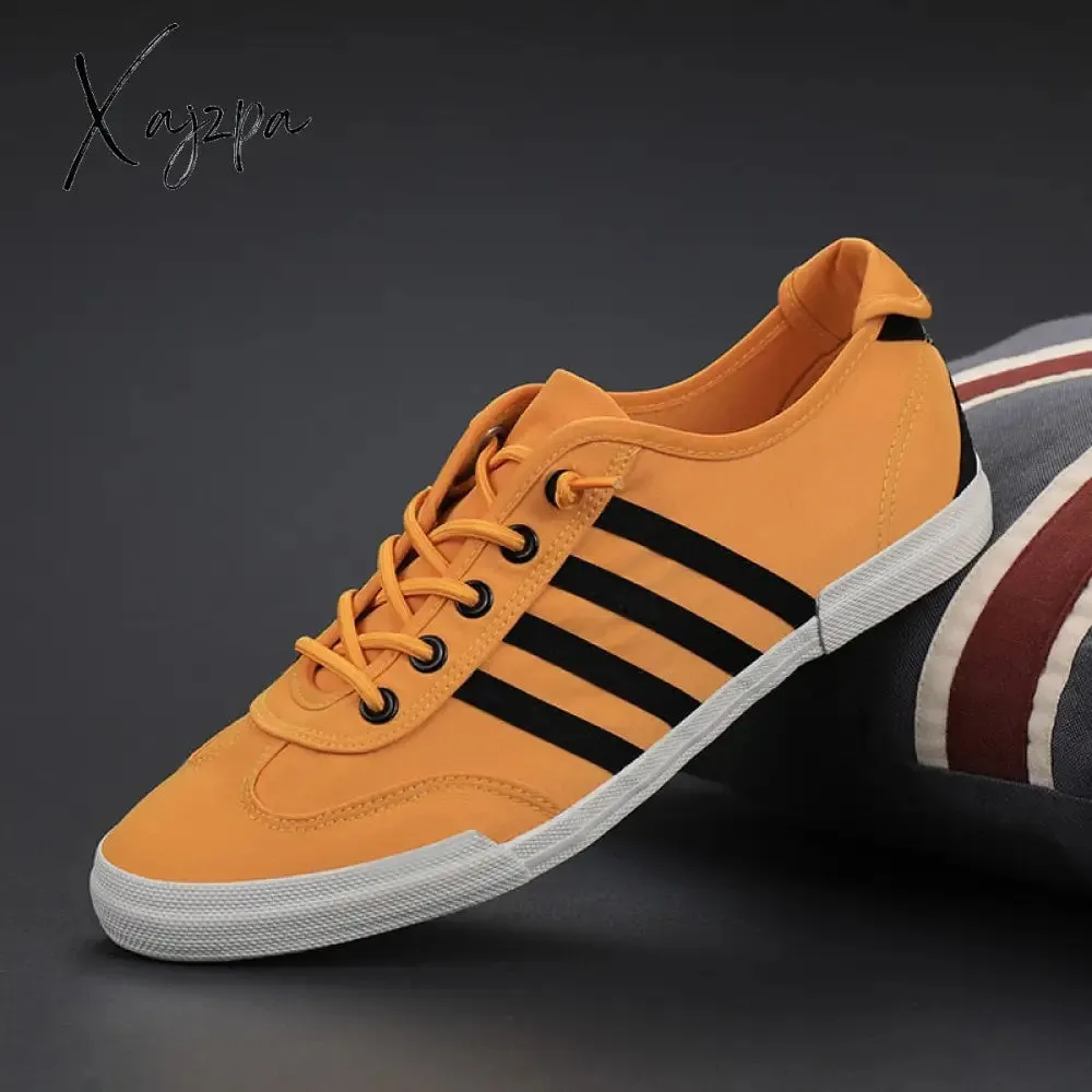 Xajzpa - New Men Casual Shoes Mens Canvas Shoes for Men Shoes Men Fashion Flats Brand Fashion Men's Driving Shoes Shoes Men