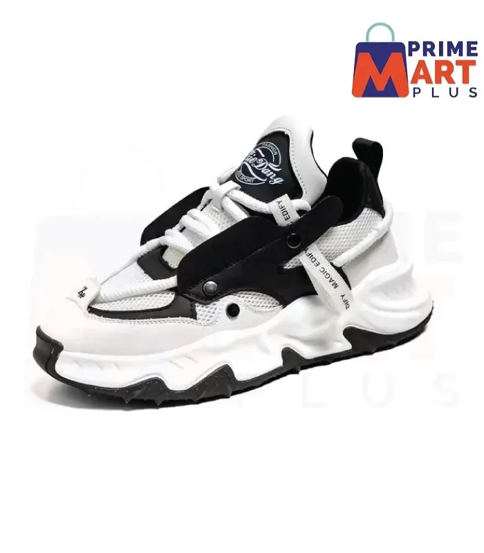 XTS400 Best Chunky Ugly Black White Sneakers